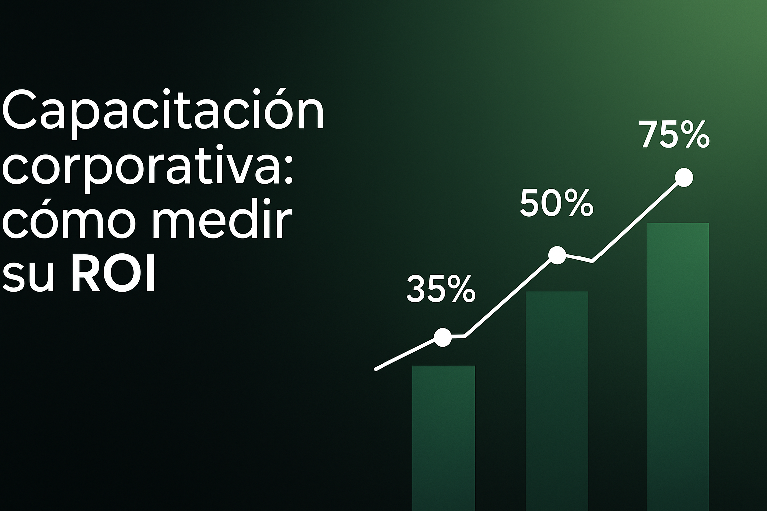 Capacitación corporativa: cómo medir su ROI Lectura 3 minutos <br>Fecha: 03/09/2025<br><br>El ROI en formación (Return on Investment) es la métrica que compara la inversión en capacitación con los beneficios que produce (cualquier inversión)